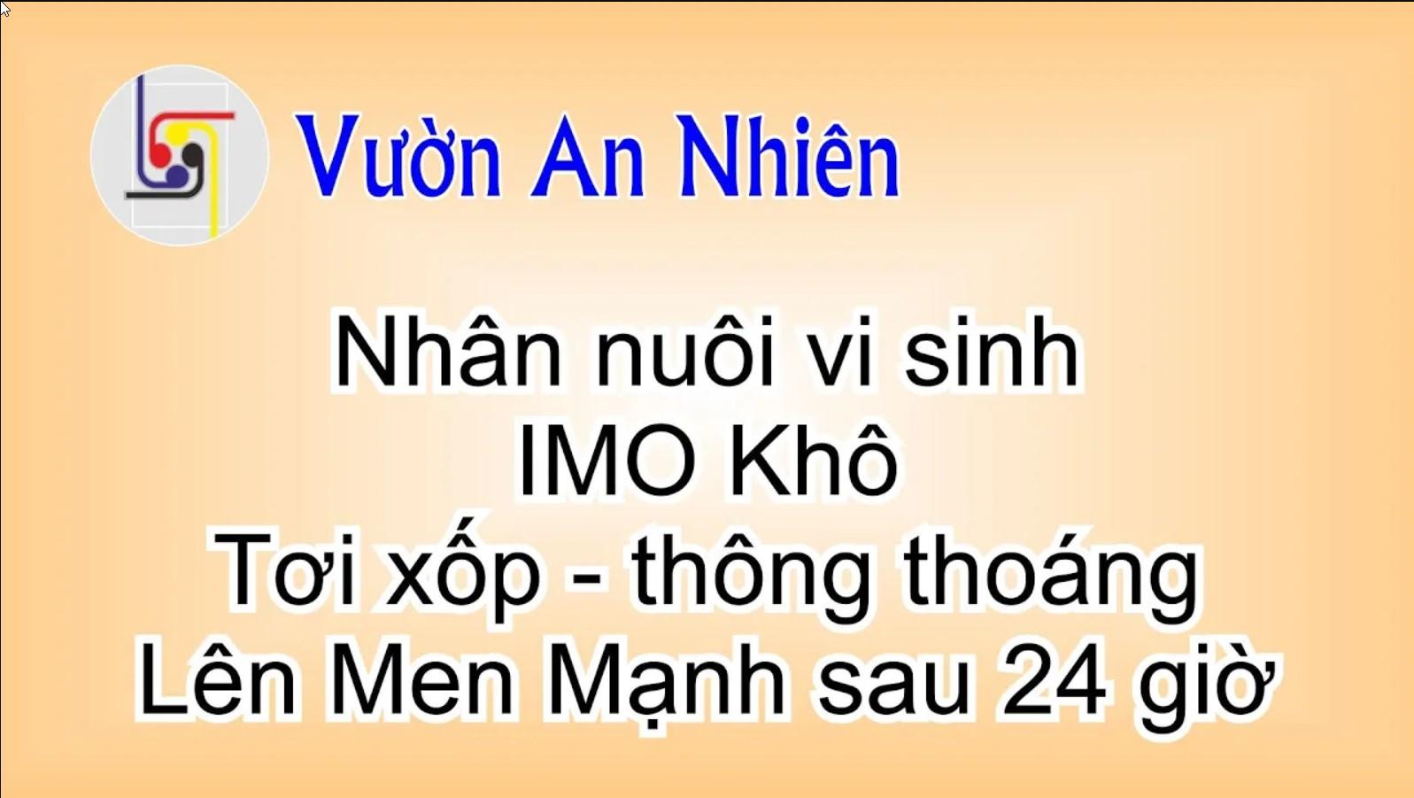 Hướng dẫn nhân nuôi men vi sinh khử mùi